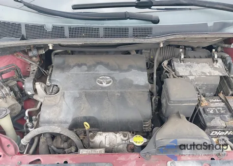 2013 Toyota Sienna Le V6 8 Passenger z USA, uszkodzony, nr VIN 5TDKK3DCXDS402491